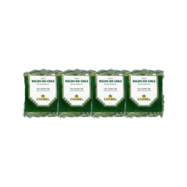 Imagem de Kit 4x Chá Pacote Boldo do Chile Folhas 30g - CHAMEL