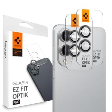 Imagem de Spigen Protetor de tela para lente de câmera [GlasTR EZ Fit Optik Pro] projetado para Galaxy S25 Edge [compatível com capas] - pacote com 2