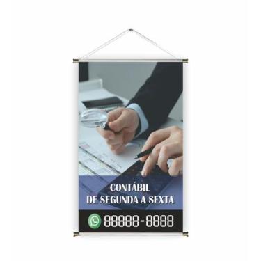 Imagem de Banner pronto Contabilidade BA 117 medida 45x70 cm arte pronta