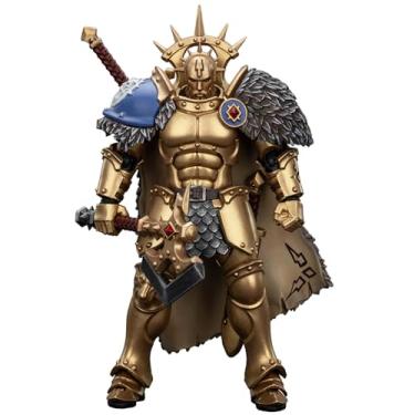Imagem de JOYTOY Warhammer 1/18 Action Figure Age of Sigmar Stormcast Eternals The Blacktalons Hendrick, The Silver Wolf 4.96in Mecha Joy Toy Collection Model
