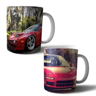 Imagem de Jogo  2 Canecas Porcelana Carro Acura 350ml (BD01) - BD Cases