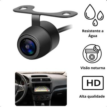 Imagem de Câmera de Ré Automotiva para Estacionamento Seguro com Visibilidade Co