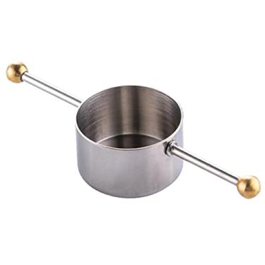 Imagem de Bar Jigger com alça de aço inoxidável 30 ml coquetel copo medidor de uísque misturador de vinho