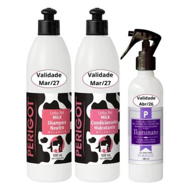 Imagem de Kit Shampoo e Condicionador Melancia 500ml e Máscara Delux Iluminato 2