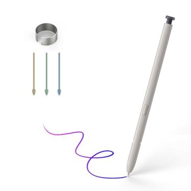 Imagem de Caneta S25 Ultra S para Samsung Galaxy S25 Ultra S, substituição S25 Ultra Touch Stylus para Samsung Galaxy S25 Ultra 5G, versão dos EUA, EJ-PS938BBEGUJ, 3 pontas + 1 clipe (preto)