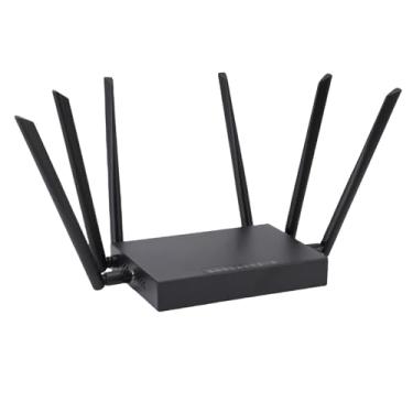 Imagem de Jectse Desbloqueado 4G LTE Modem Router 300Mbps WiFi Router Com Slot para Cartão SIM, 32 Dispositivos, 8 Antenas para Alcance de 200m, Sinal Estável, Material de Metal