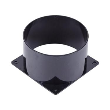 Imagem de Baoblaze Conector de duto de ventilação de ar, flange reto, ferramenta de placa de aquecimento, substituição, conector de tubo de ventilação, 75mm