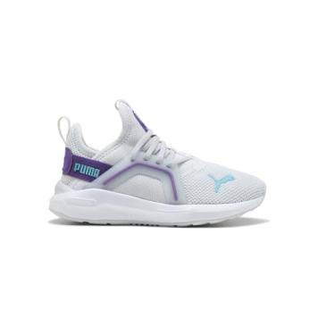 Imagem de PUMA Tênis infantil unissex Softride Enzo com fecho alternativo, Silver Mist-team Violeta-branco Ah25, 10.5 Little Kid