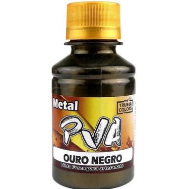Imagem de Tinta PVA Metal True Colors - Cor 7981 Ouro Negro - 100 ml - no-brand