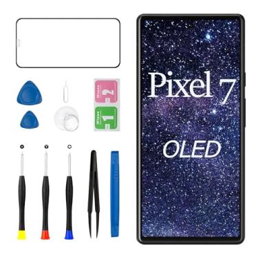 Imagem de Tela OLED para Google Pixel 7 Substituição Digitalizador Display Touch GVU6C GQML3 Montagem com Moldura Frontal e Kits de Reparo