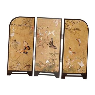 Imagem de Ｂｅｓｇａ Enfeite de tela decorativo, decoração de mesa estética, 3 painéis divisores para armário de entrada, sala de jantar, decoração de casa, Borboleta