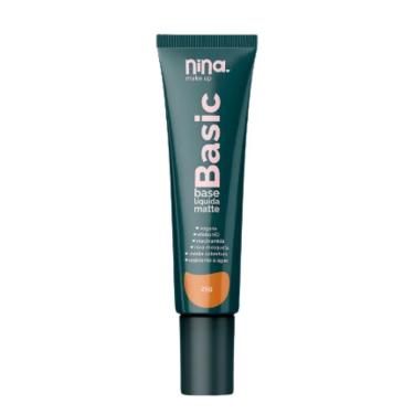 Imagem de Nina Makeup Base Líquida Basic 25g Cor:4