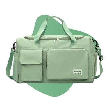Imagem de Bolsa Transversal Feminina Para Academia Treino Blogueira Viagens (VERDE CLARO)