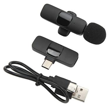 Imagem de aqxreight Microfone Lavalier Compacto Com Redução de Ruído para Podcasts de Transmissão Ao Vivo e Gravação de Telefone (1)