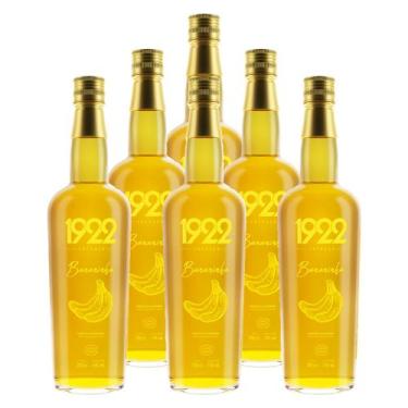 Imagem de Licor de Banana 1922 Bananinha 700ml 6 Unidades