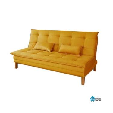 Imagem de Sofá Cama Reclinável Casal 3 Lugares Suede Premium Ecom Home  Retrátil