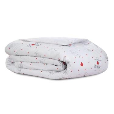 Imagem de Capa Duvet para Edredom Solteiro Essencialle com Ziper 1 Peça - Dorame