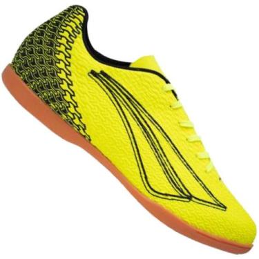 Imagem de Chuteira Infantil Futsal Penalty Bravo Kids Xxii Masculina, Amarelo, 2