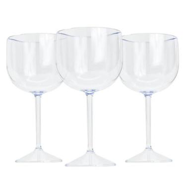 Imagem de Taças De Acrílico Gin Cristal 550 Ml - 10 Unidade - Drinks e Festas - 