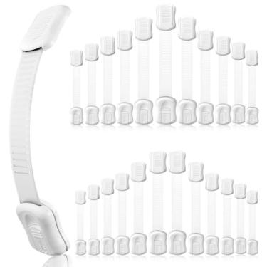 Imagem de Huacyun Pacote com 24 fechaduras de armário para bebês