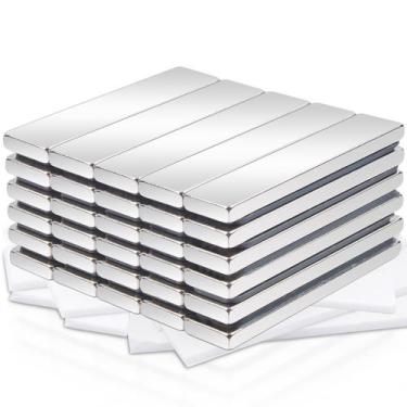 Imagem de Ímãs MAGXCENE Retangulares de neodímio 40x10x3 mm (30 unidades)