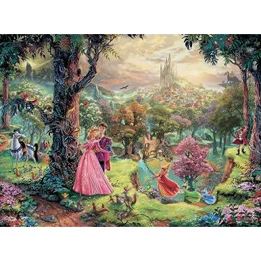 Imagem de Buffalo Games - Silver Select - TK Disney - Thomas Kinkade: Bela Adormecida - Quebra-cabeça de 1000 peças para adultos - Quebra-cabeça desafiador perfeito para noites de jogos - O tamanho final é de
