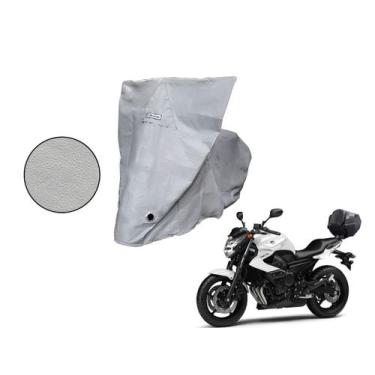 Imagem de Capa Protetora Moto Yamaha XJ6 XJ7 com Baú Cinza - Kahawai, cinza