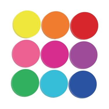 Imagem de Esquirla 108x Recortes de Círculos de Papel para Quadro de Avisos Versáteis 9 Cores em Papel Cartão para Crianças Projetos de Artesanato Escolar Faça Você Mesm, Pequeno