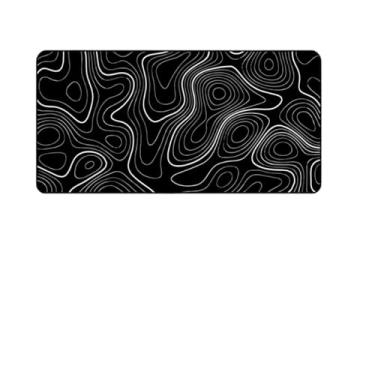 Imagem de Mouse Pad Abstrato Gamer Antiderrapante Grande 70x35 80x35 90x40 90x50 cm Borda Costurada(90x50)
