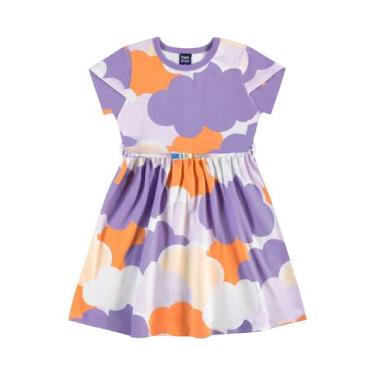 Imagem de Vestido com Cinto Infantil Bee Loop, Roxo, 14