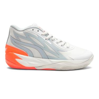 Imagem de PUMA Tênis infantil de basquete Mb.02 - Cinza, Cinza, laranja, 37.5 EU