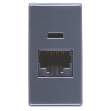 Imagem de Tomada RJ 45 Cat6 Garfite - 57215/056 - Tramontina