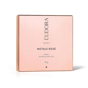Imagem de Metals Rosé Paleta Multifuncional, Rosa, 12 Cores com Acabamento Brilho, Matte e Cremoso, 10g