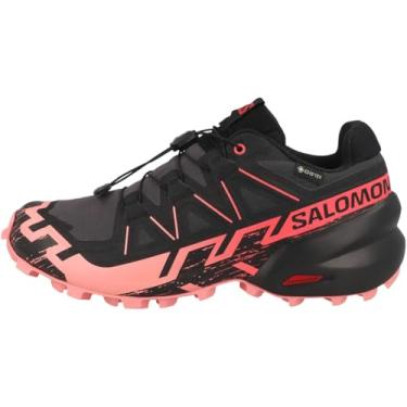 Imagem de Salomon Tênis feminino Speedcross 6, Nine Iron/Preto/Flamingo Pink, 38
