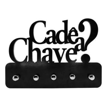 Imagem de Porta Chaves Decorativo Preto Modelo Passaro Home Mdf - Loja Dinka
