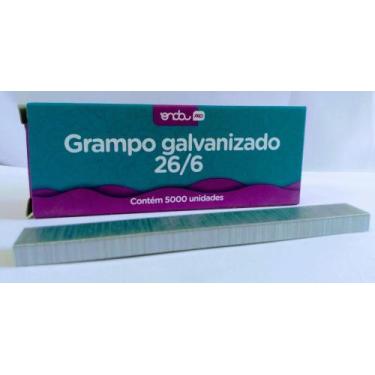 Imagem de Grampo galvanizado 26/6 com 5000un onda