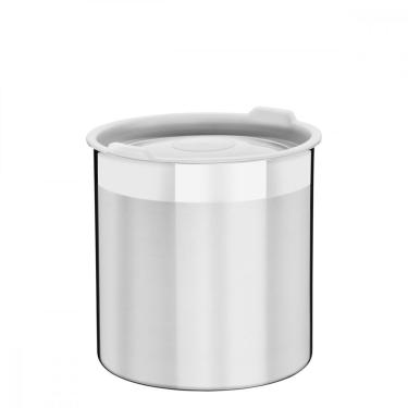 Imagem de Pote Tramontina Cucina em Aço Inox para Mantimentos com Tampa Plástica 12 cm 1,5 L