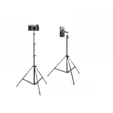 Imagem de Tripé Grande De 2,1 Metros, Suporte Para TelemóVel E CâMara(Suporte de Celular + Ball Head)