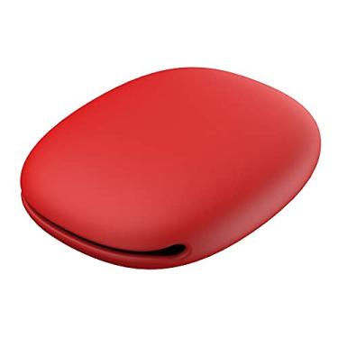 Imagem de Caixa de armazenamento de cabo USB macia de silicone organizador doméstico (vermelha)