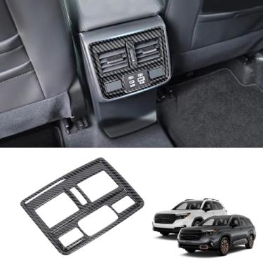 Imagem de Capa de painel traseiro antichute com moldura de ventilação de ar condicionado traseiro compatível com Subaru 2025 e superior Acessórios de proteção da moldura da saída de ar condicionado traseiro