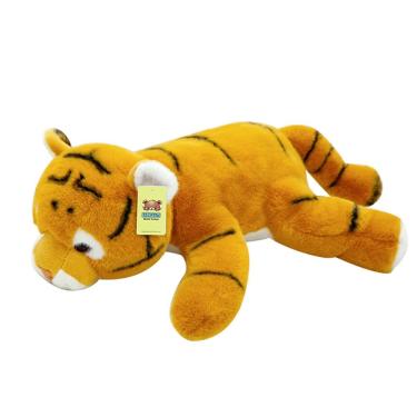 Imagem de Boneca de brinquedo de pelúcia, tigre realista, animal florestal de 30 cm para crianças