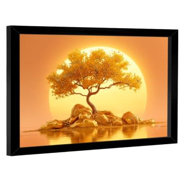 Imagem de Quadro Decorativo Árvore da Vida Pôr do Sol