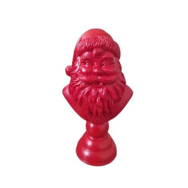 Imagem de Fenteer Estátua de Papai Noel de, Decoração de Natal, 6x15cm, Escultura em Resina, Artesanato para Quarto, Festa, Casa ou Balcão