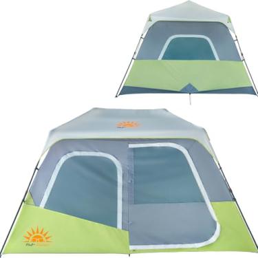 Imagem de Barraca de Camping em Família Automática 6 Pessoas, Montagem Rápida, Impermeável e Prática.