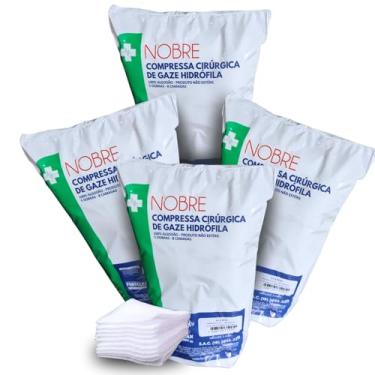 Imagem de Compressa De Gaze 13 Fios Hidrófila Não Esteril C/4 Unidades C/ 240g