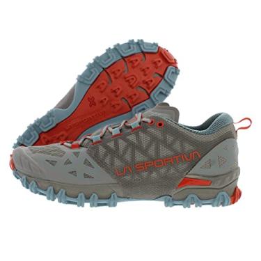 Imagem de La Sportiva Women's Bushido II Trail Running Shoes, Moon/Paprika, 37.5