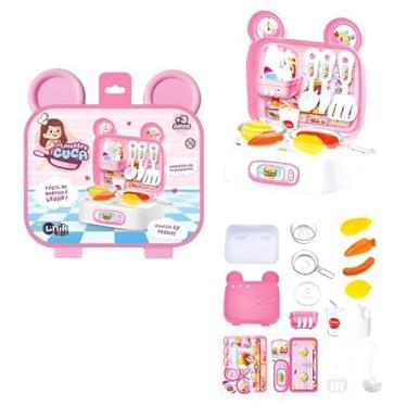 Imagem de Mini Maletinha mestre cuca cozinha infantil com 17 peças