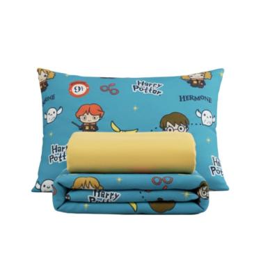 Imagem de Jogo de Cama Solteiro Microfibra Harry Potter 3 Peças  Lepper – Lençol, Sobrelençol e Fronha