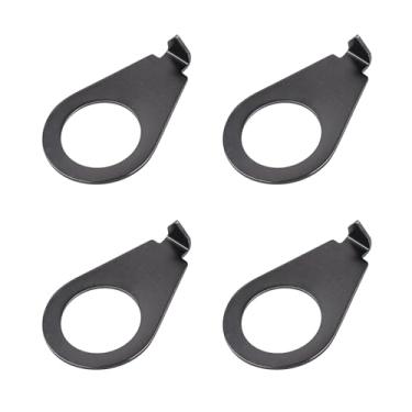 Imagem de Banworks LP Tom de Guitarra e Botões de Volume Placa de Ponteiro de 9,5 cm Diâmetro Interno LP Knob Indicador Arruelas para Gibson Les Paul LP ou CTS Pots Pacote com 4 JT/XNZZ-03 Gun-Black