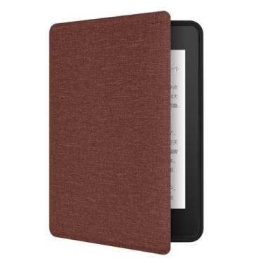 Imagem de Akacy Capa de textura de tecido totalmente nova para Kindle paperwhite 15.2 cm 5th 6th 7th Case, leve e segura para água, capa protetora dobrável geração 2012/2013/2015 versão (9)